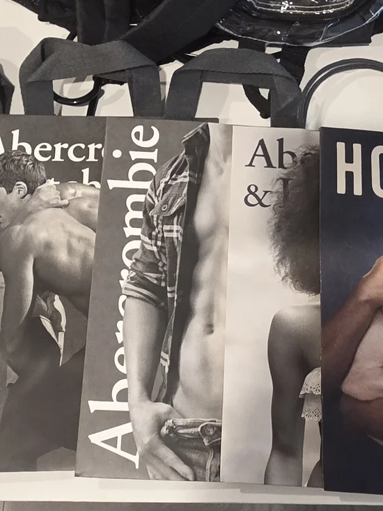Vintage Abercrombie & Fitch + Hollister Shopping Totes (16) - Picture 1 of 3